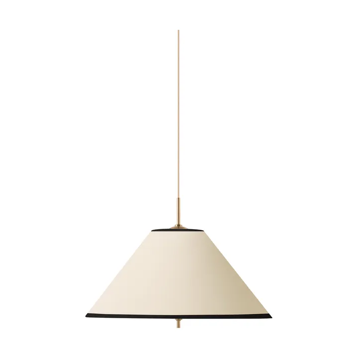 Iris candeeiro suspenso 50 - Creme-noir (branco-dourado) - Globen Lighting