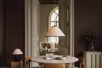 Iris candeeiro suspenso 50 - Creme-noir (branco-dourado) - Globen Lighting
