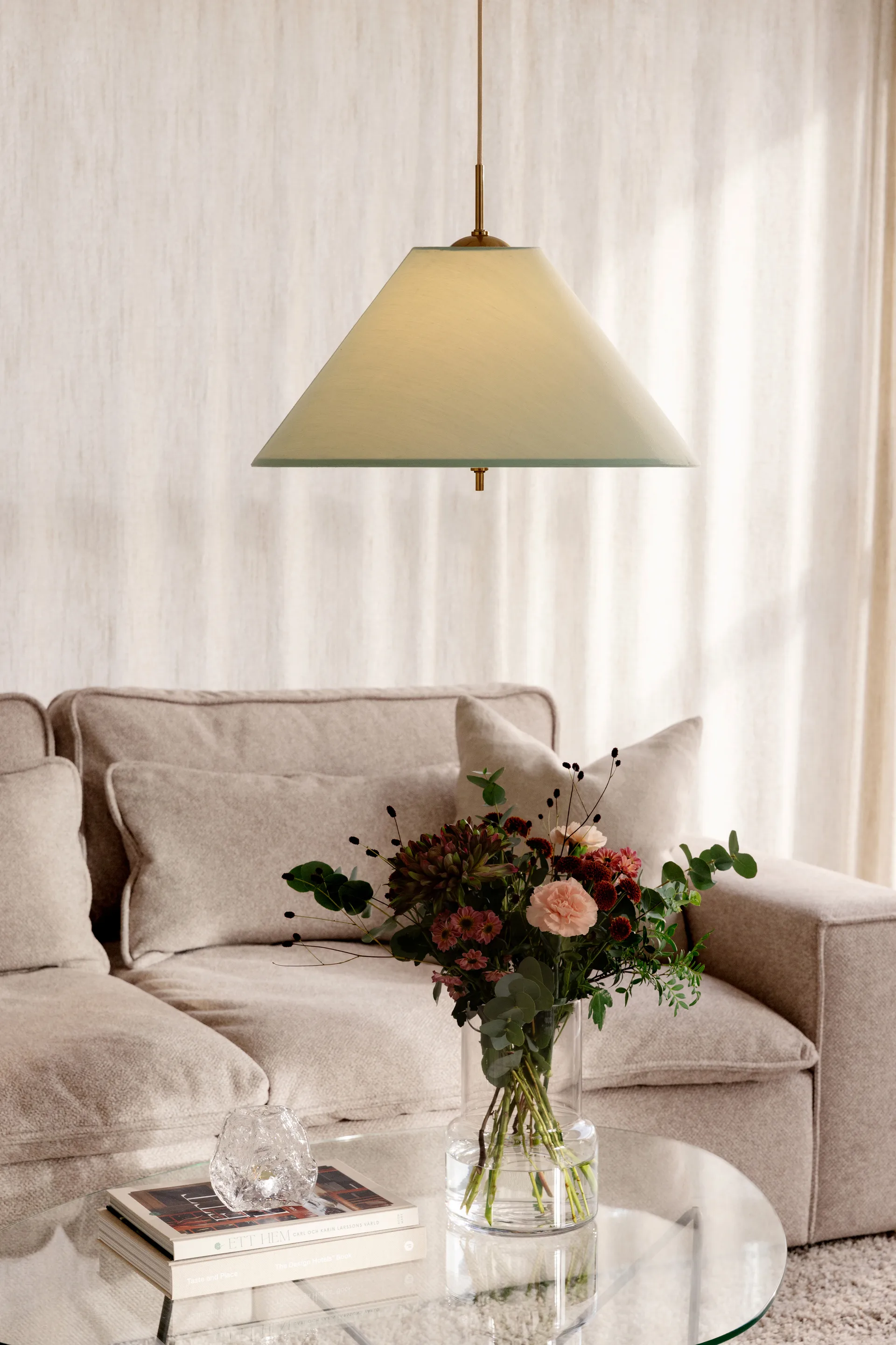 Iris candeeiro suspenso 50, Verde Globen Lighting