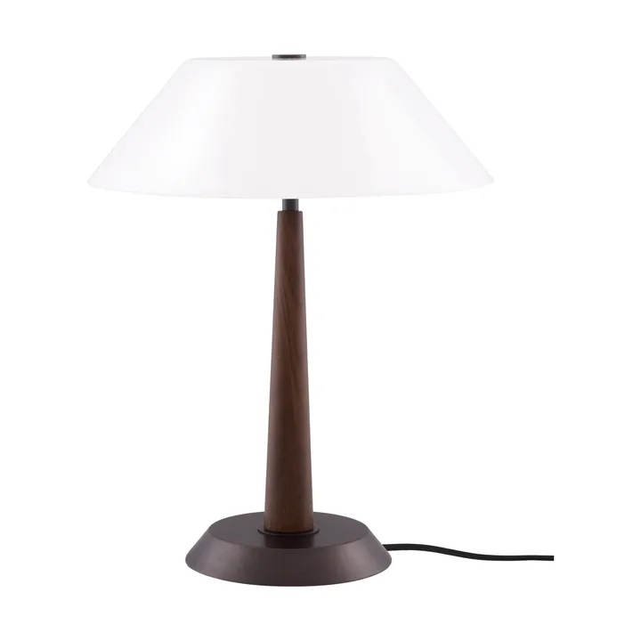 Ligna candeeiro de mesa - Acabamento em nogueira, Ø29x39,2 cm - Globen Lighting