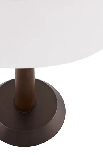 Ligna candeeiro de mesa - Acabamento em nogueira, Ø29x39,2 cm - Globen Lighting