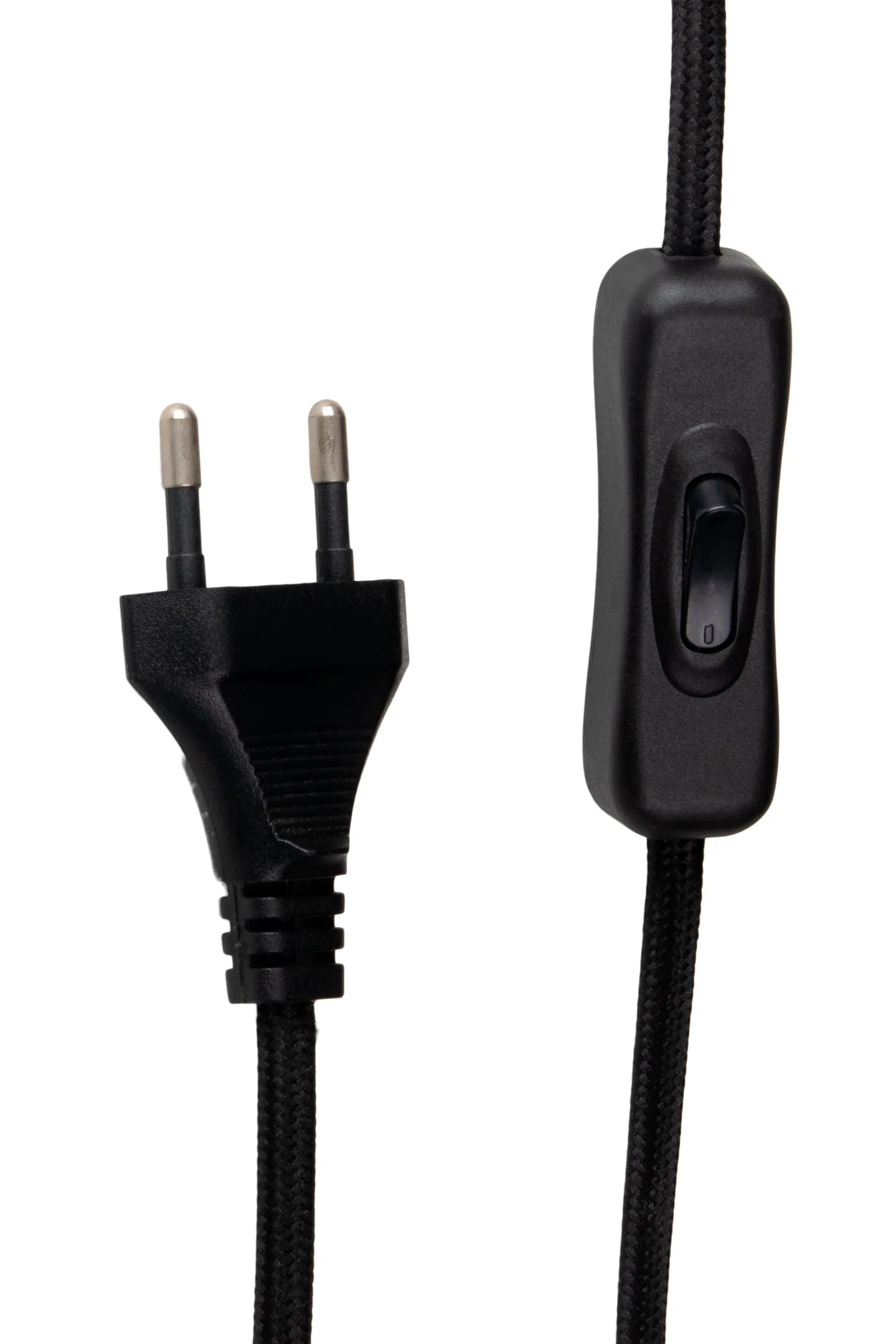 Lou candeeiro de mesa, Branco bouclé-preto Globen Lighting