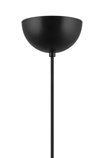 Lou candeeiro pendente - 3, bouclé branco-preto, 46x46 cm - Globen Lighting