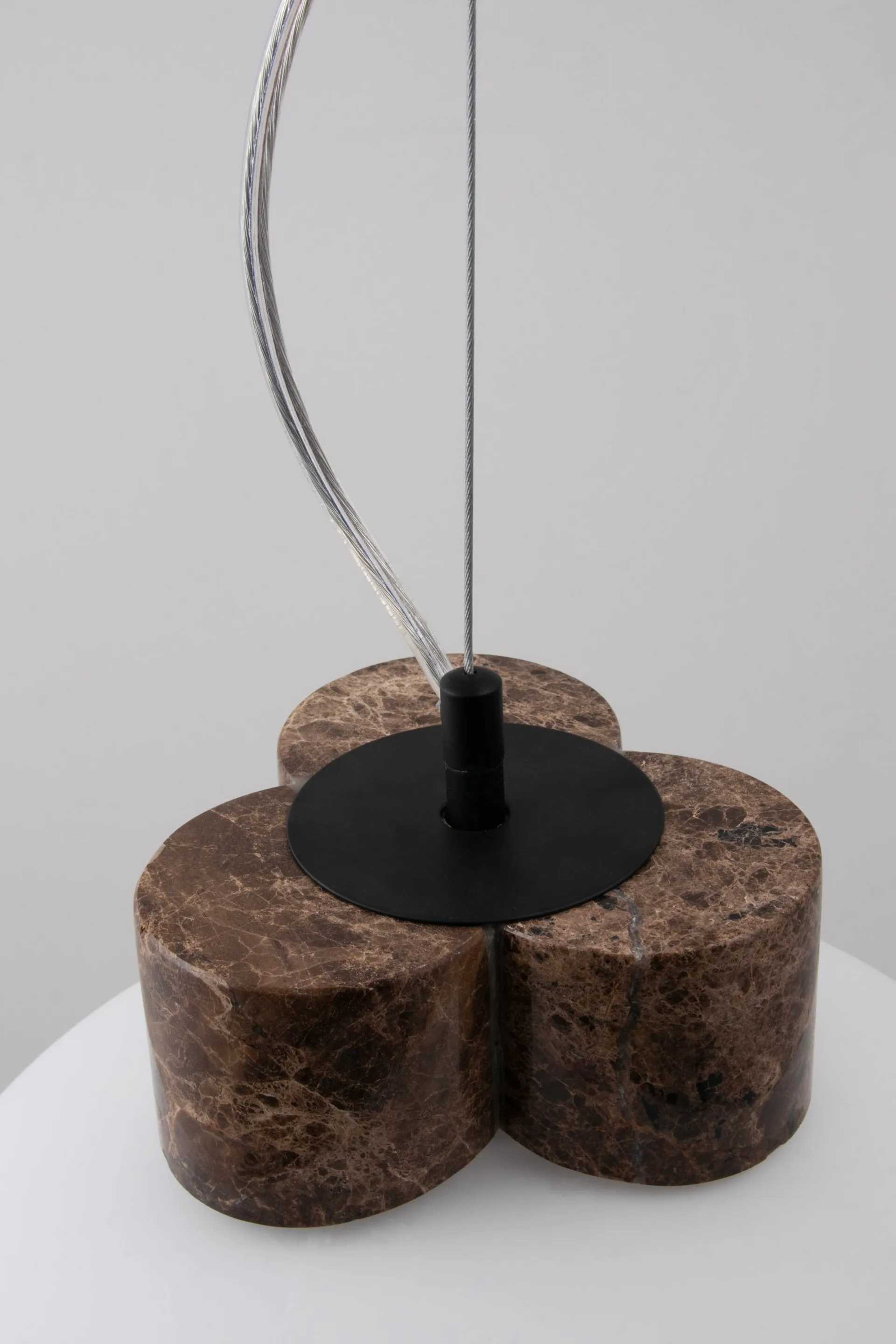 Mammut candeeiro suspenso Ø30 cm, Marrom Globen Lighting