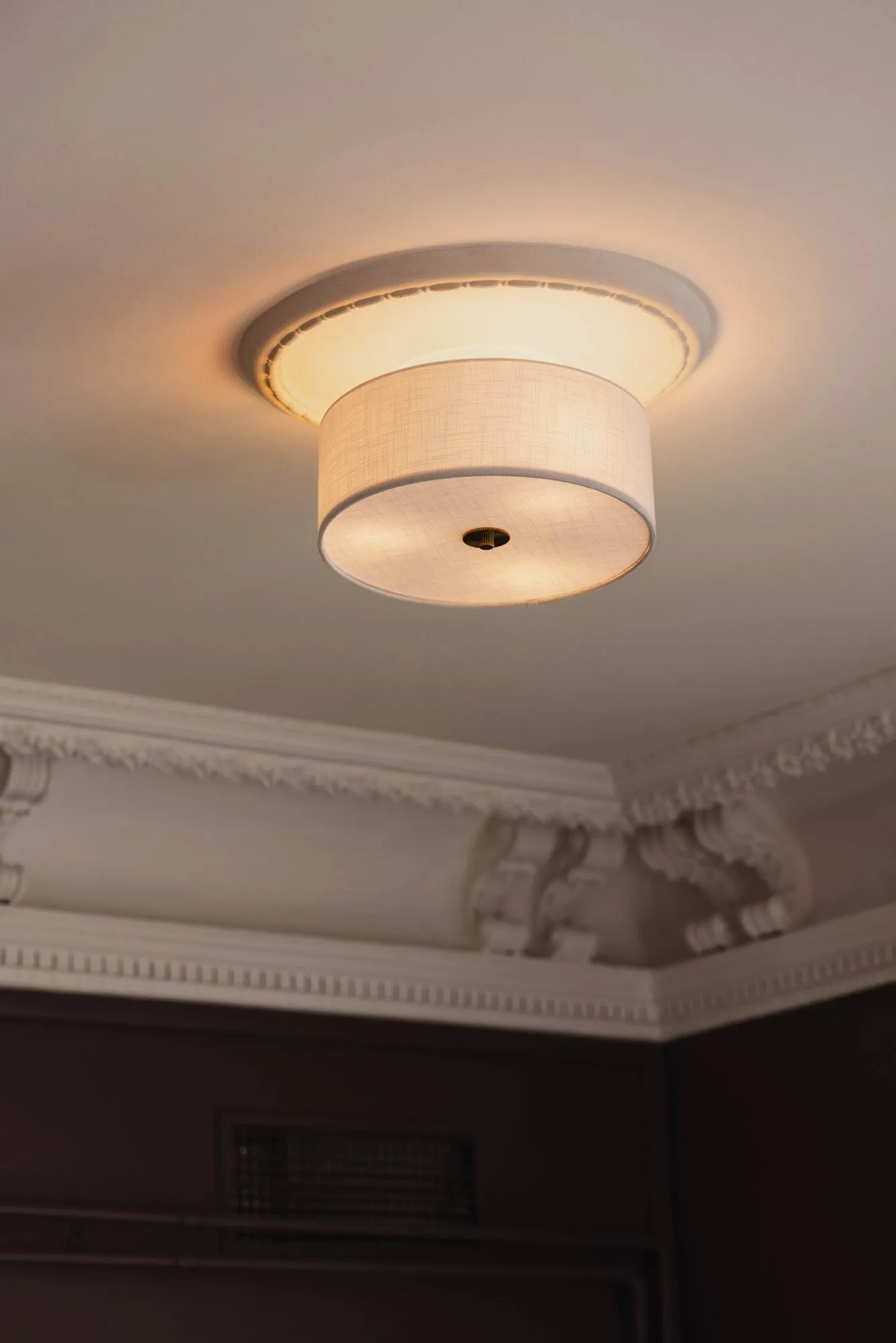 Noah 35 candeeiro de teto, Branco Globen Lighting