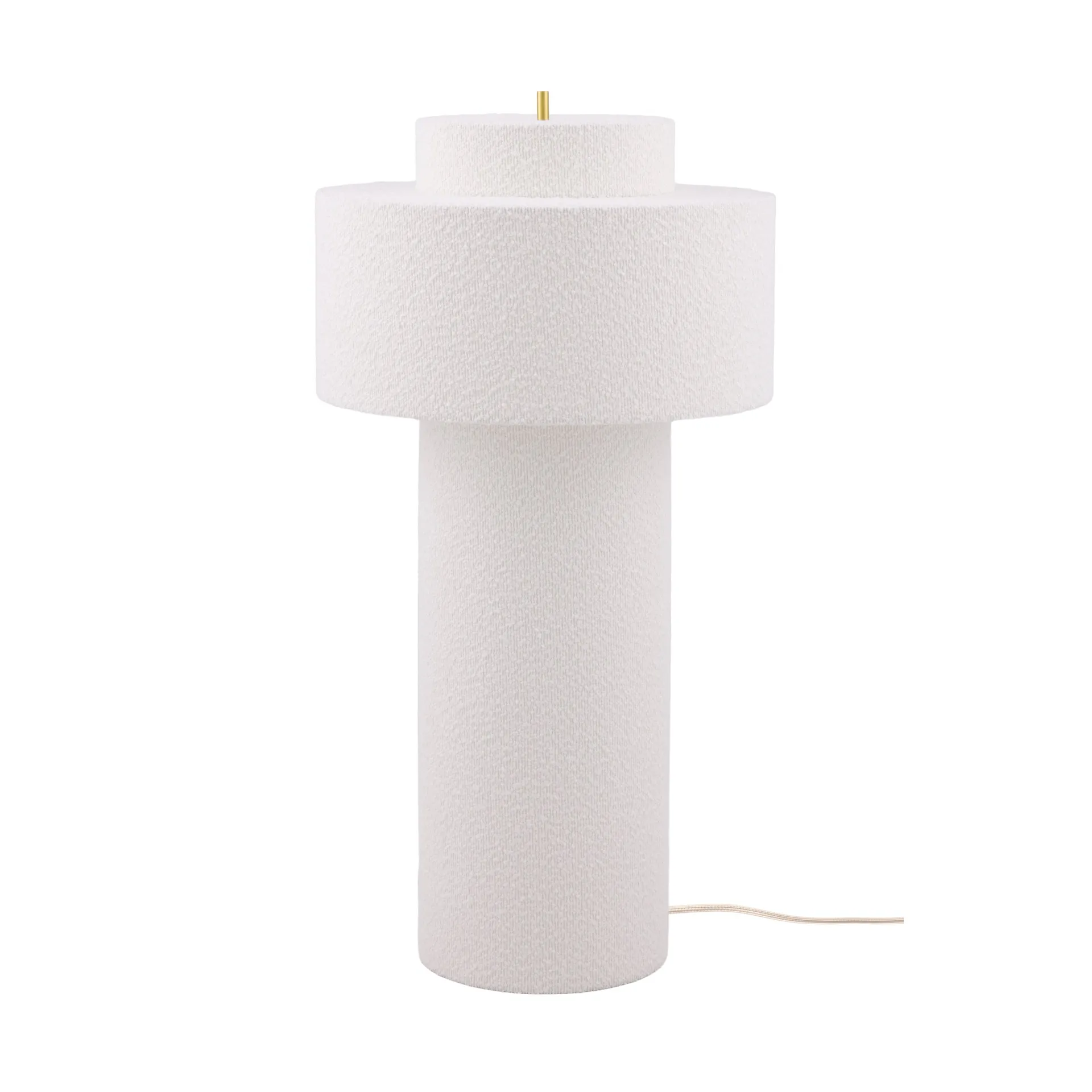 Noah candeeiro de chão, Bouclé branco, Ø45x88 cm Globen Lighting