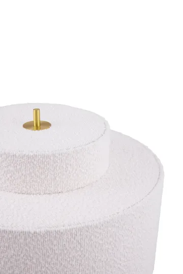 Noah candeeiro de chão - Bouclé branco, Ø45x88 cm - Globen Lighting