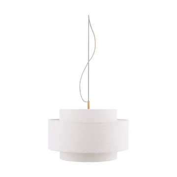 Noah candeeiro suspenso Ø50 cm - Bouclé branco - Globen Lighting
