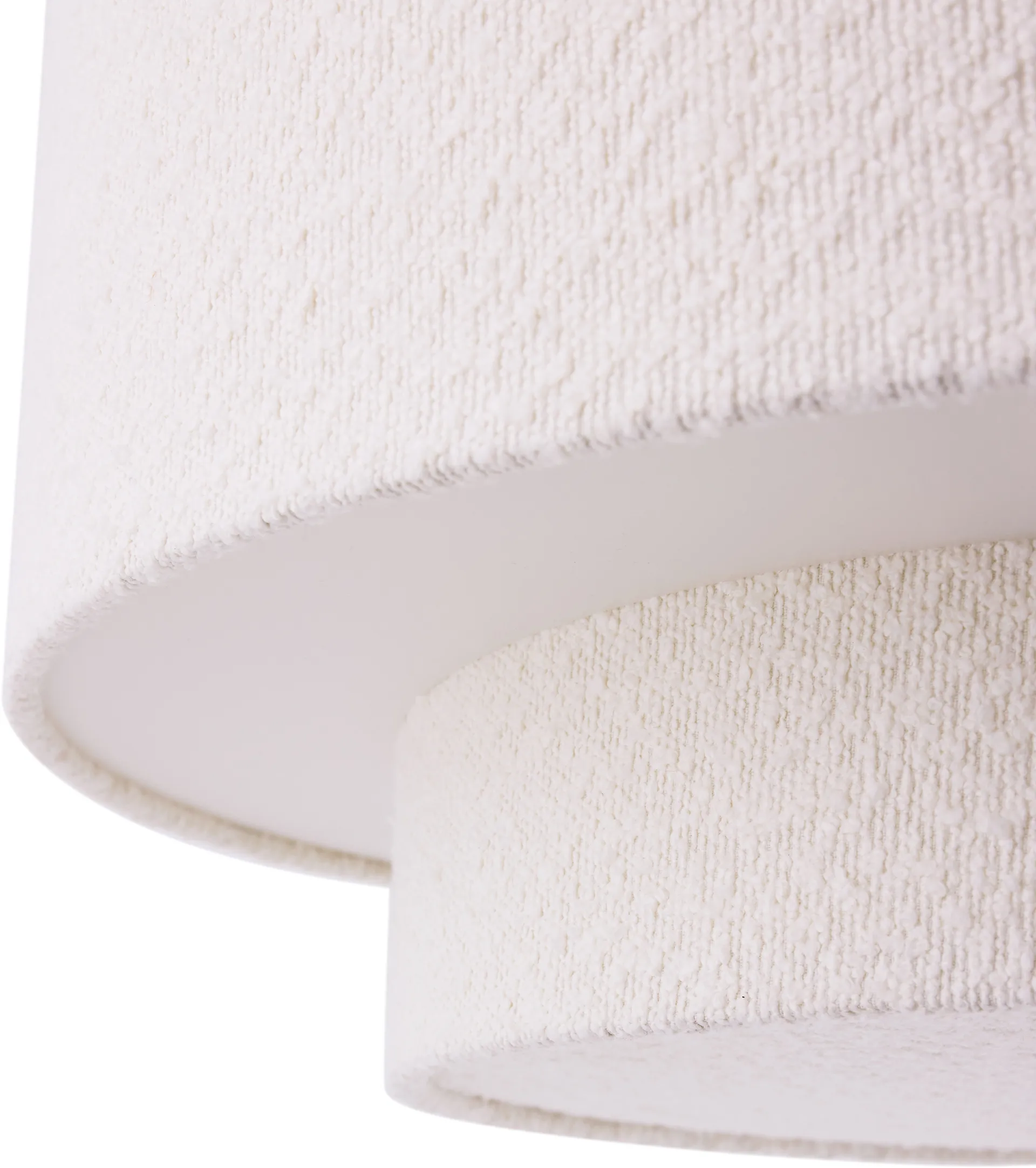 Noah candeeiro suspenso Ø50 cm, Bouclé branco Globen Lighting