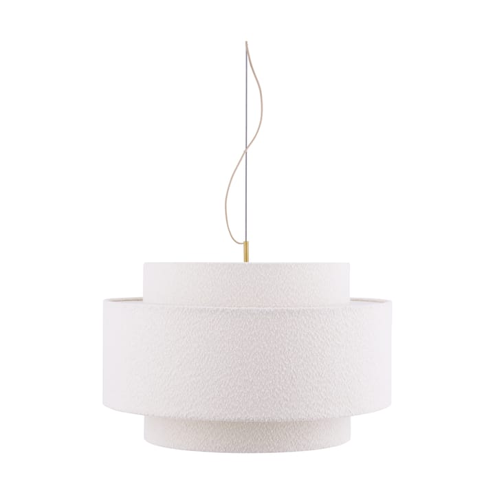 Noah candeeiro suspenso Ø70 cm - Bouclé branco - Globen Lighting