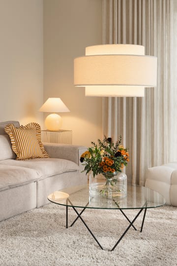 Noah candeeiro suspenso Ø70 cm - Bouclé branco - Globen Lighting