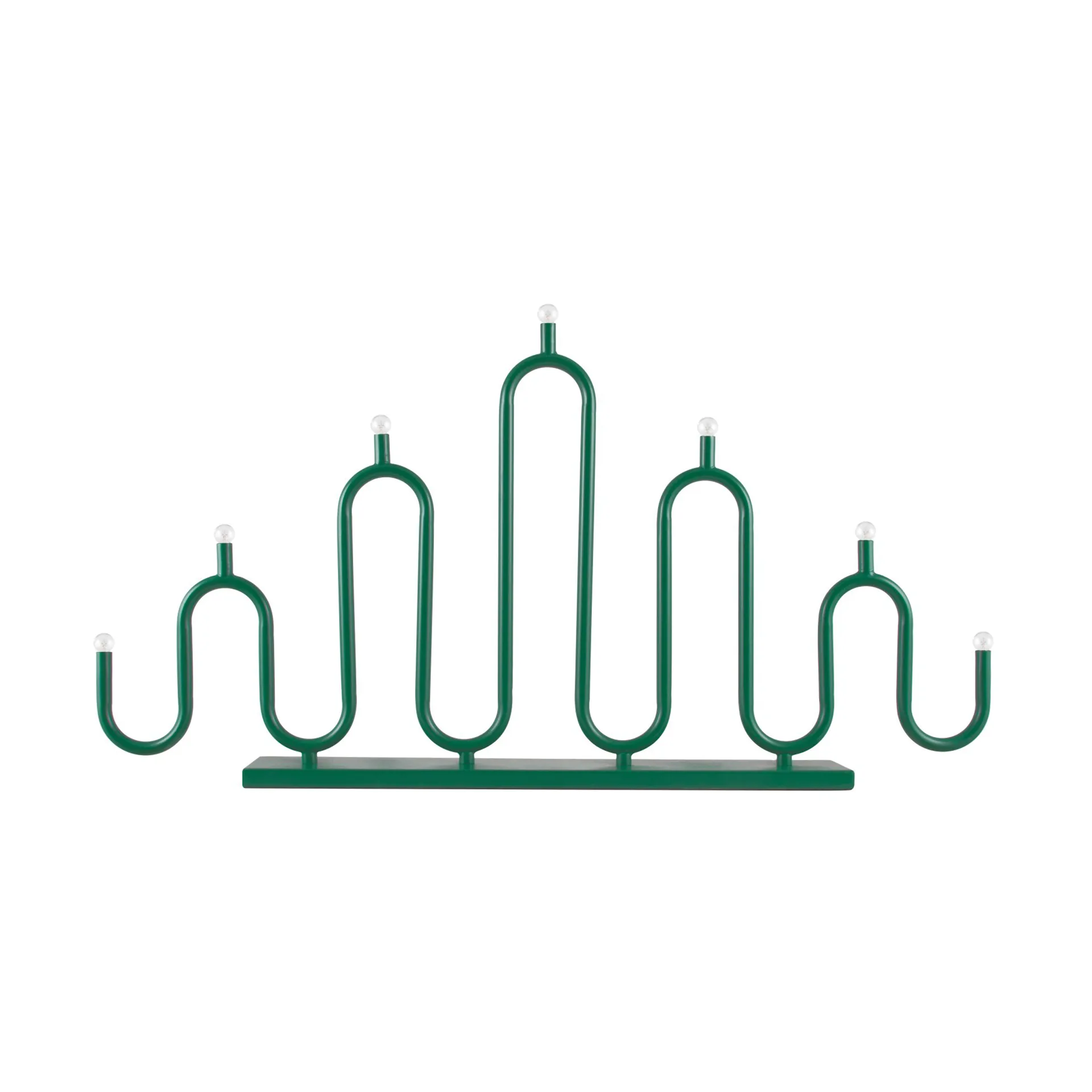 Noel 7 castiçal de advento, Verde  Globen Lighting