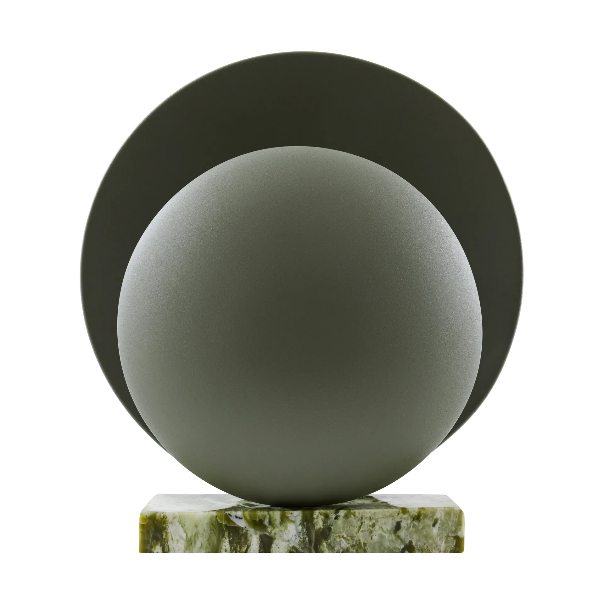 Orbit candeeiro de mesa , Verde musgo Globen Lighting