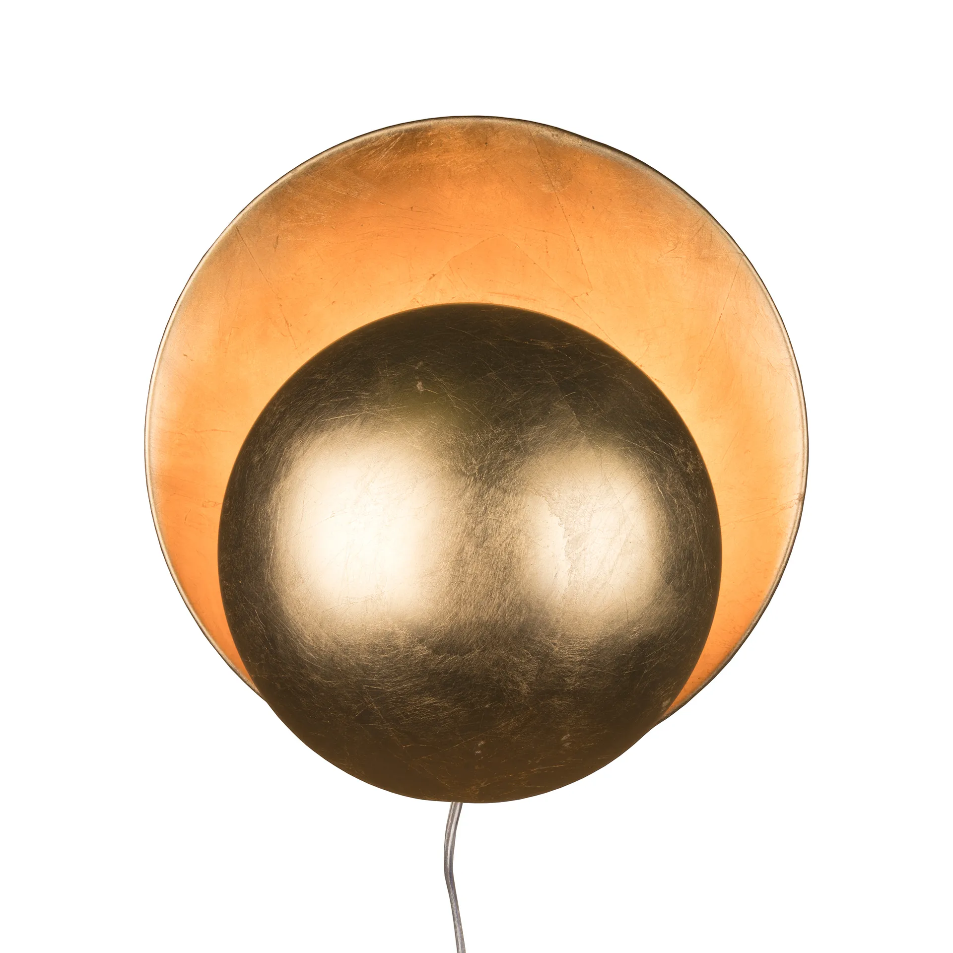 Orbit candeeiro de parede, dourado Globen Lighting