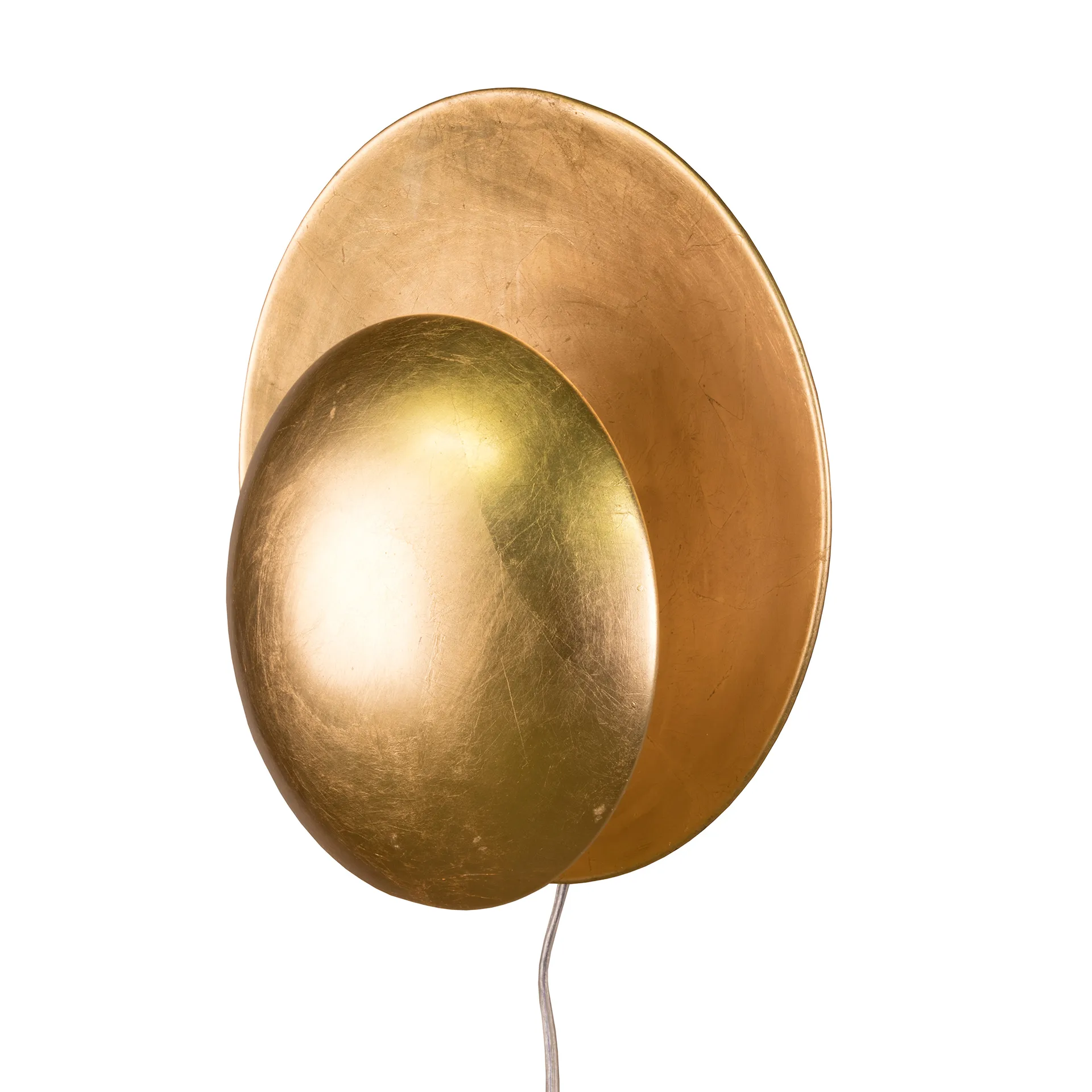 Orbit candeeiro de parede, dourado Globen Lighting