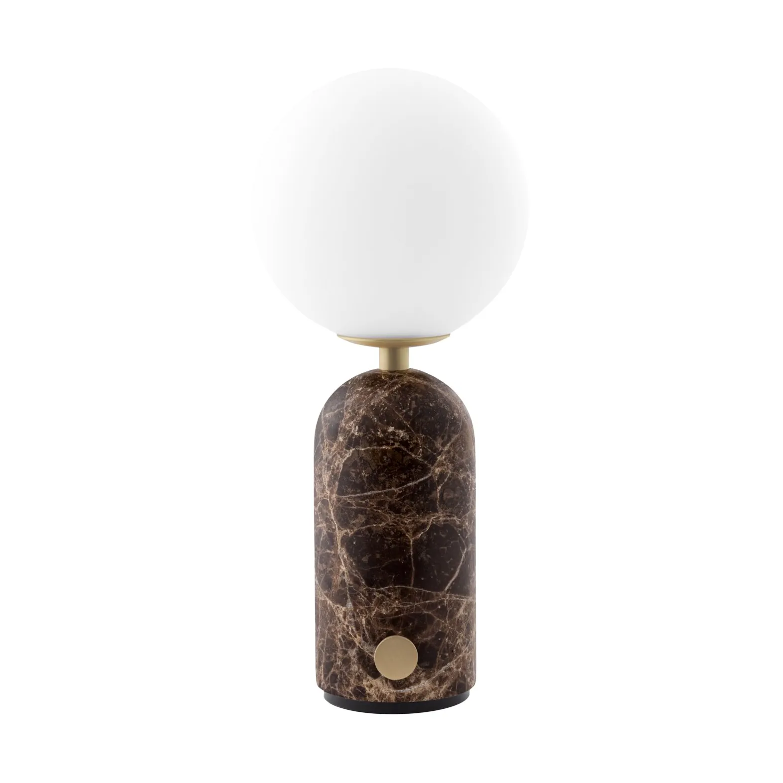 Torrano candeeiro de mesa portátil, Mármore castanho, 27,5 cm Globen Lighting