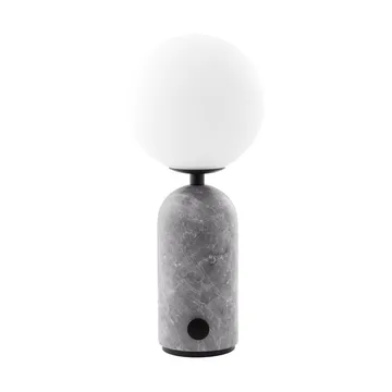 Torrano candeeiro de mesa portátil - Mármore cinzento, 27,5 cm - Globen Lighting