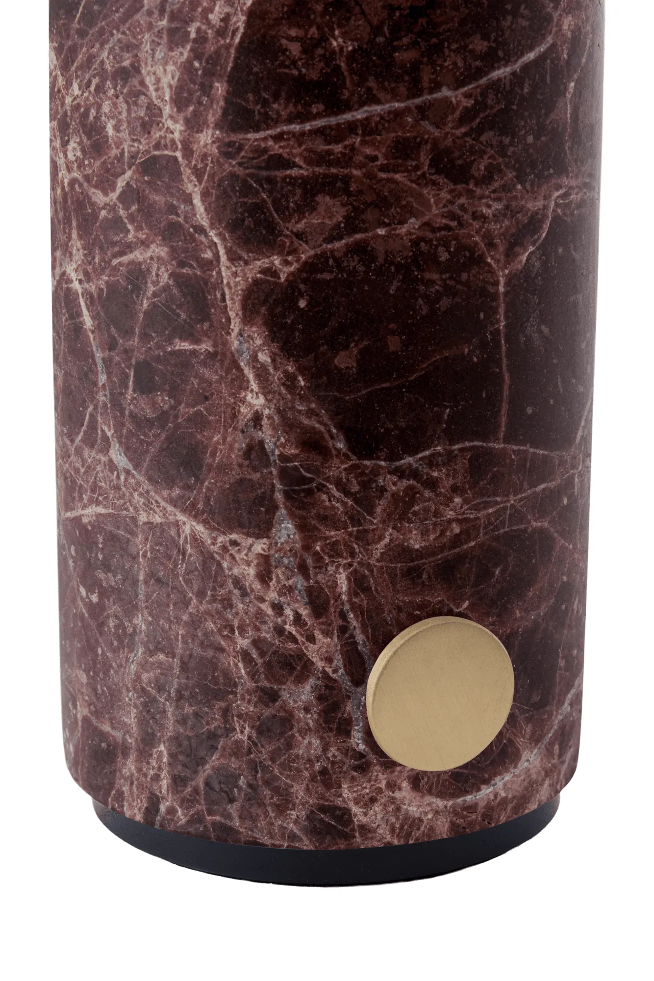 Torrano candeeiro de mesa portátil, Rosso levanto Globen Lighting