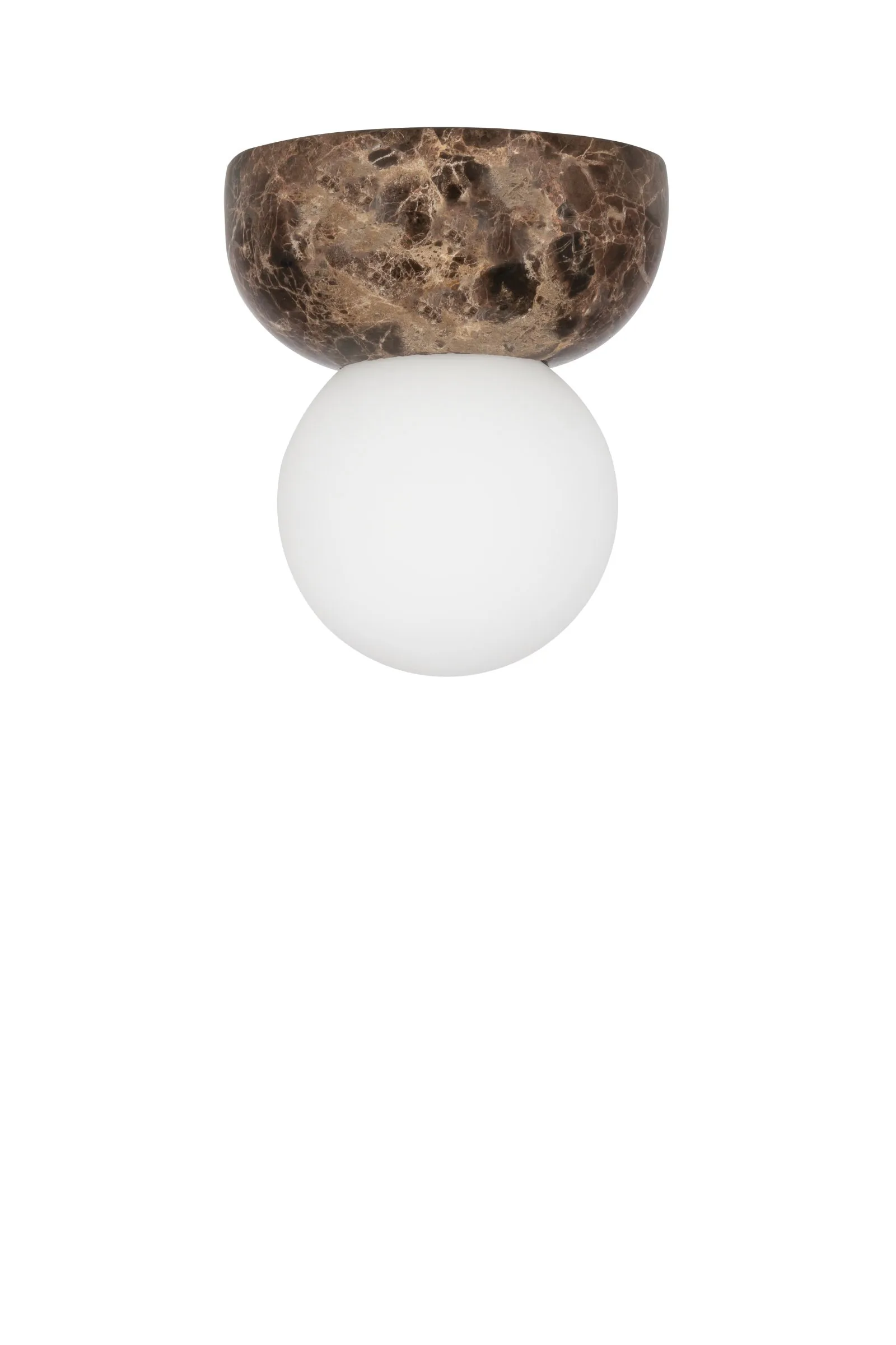 Torrano candeeiro de teto/plafon 13 cm, Brown Globen Lighting