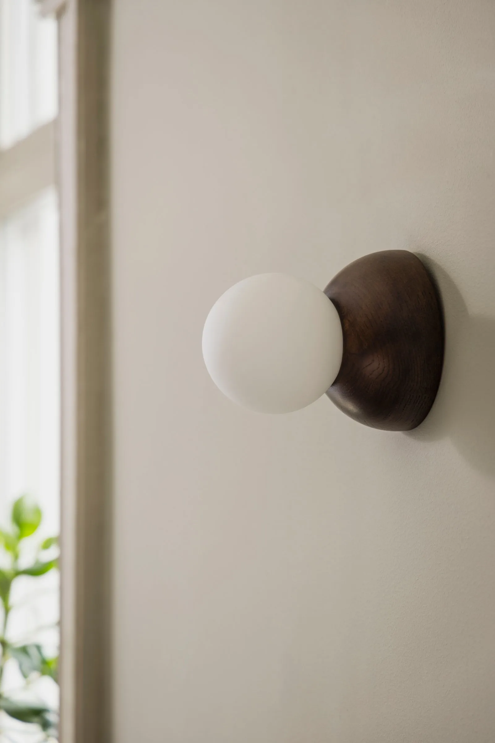 Torrano candeeiro de teto/plafon 13 cm, Carvalho envernizado castanho Globen Lighting