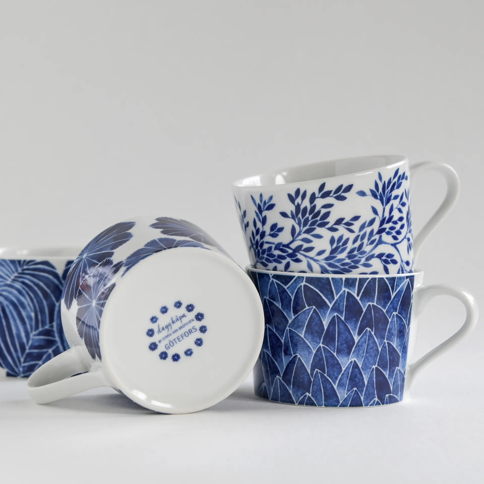 Chávena Botanica com pega , Daggkåpa Götefors Porslin