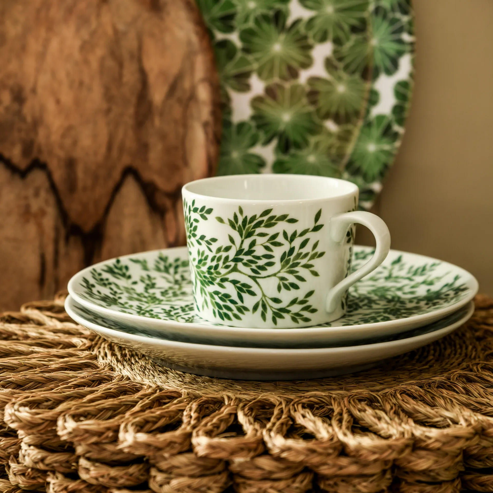 Prato Botanica Myrten Ø21, Verde Götefors Porslin