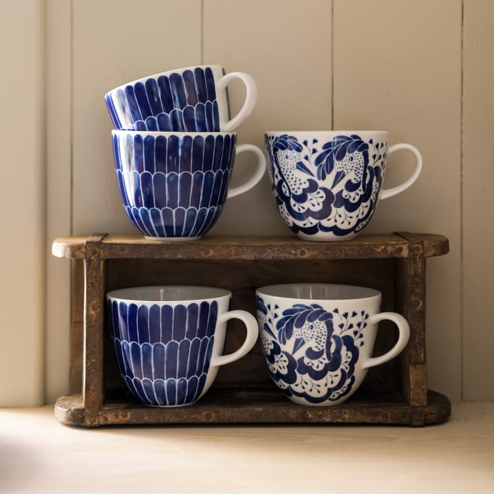 Selma jubileum caneca 41 cl, Azul Götefors Porslin