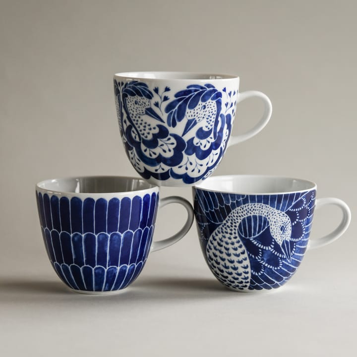 Selma jubileum caneca 41 cl, Azul Götefors Porslin
