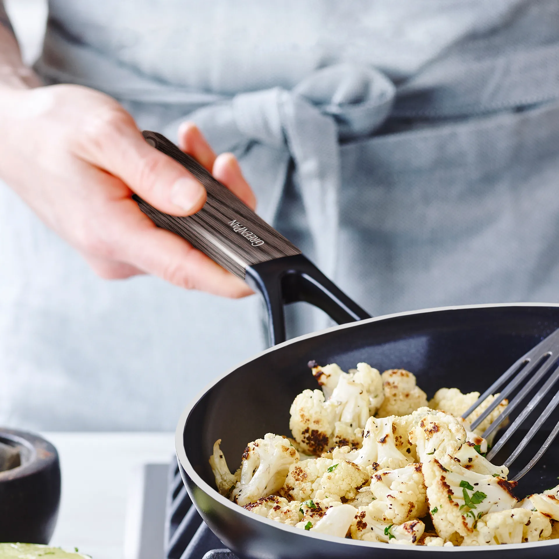 Frigideira Eco Smartshape 20 cm, Dark wood GreenPan