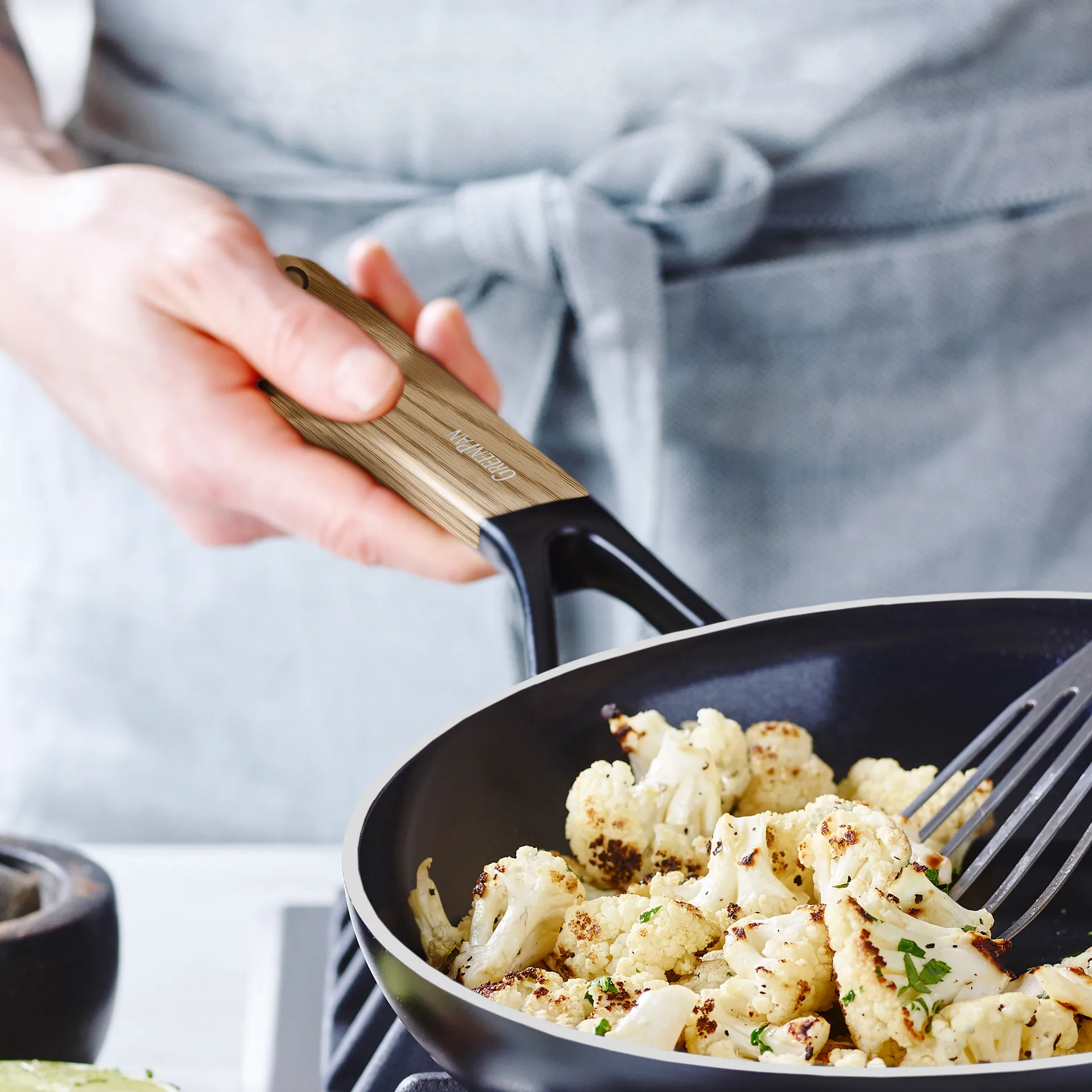 Frigideira Eco Smartshape 20 cm, Light wood GreenPan