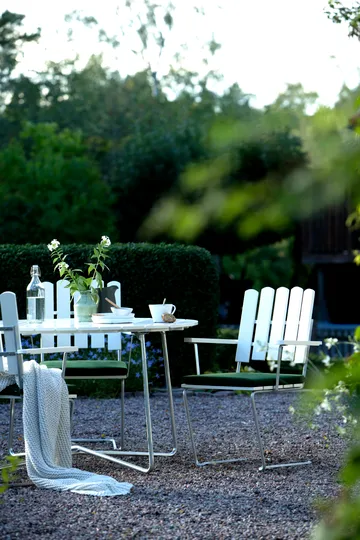 Conjunto Sala de Jantar Grythyttan branco 9A Ø120cm + 5 unidades A2 - Grythyttan Stålmöbler