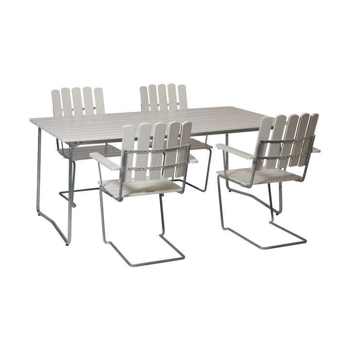 Conjunto Sala de Jantar Grythyttan branco B31 170 cm + 4 cadeiras A2 - undefined - Grythyttan Stålmöbler