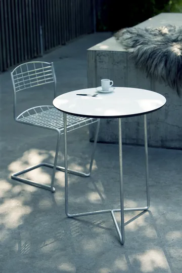 Conjunto Sala de Jantar High Tech - Ø60 cm - Grythyttan Stålmöbler
