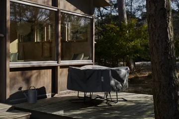 Grythyttan capa de proteção para móveis - 9A mesa de jantar 100/120 cm + cadeiras - Grythyttan Stålmöbler