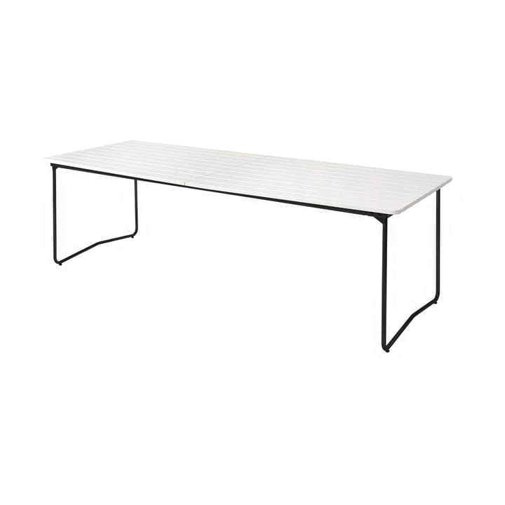 Mesa de jantar B31 230 cm, Carvalho laqueado branco-preto Grythyttan Stålmöbler