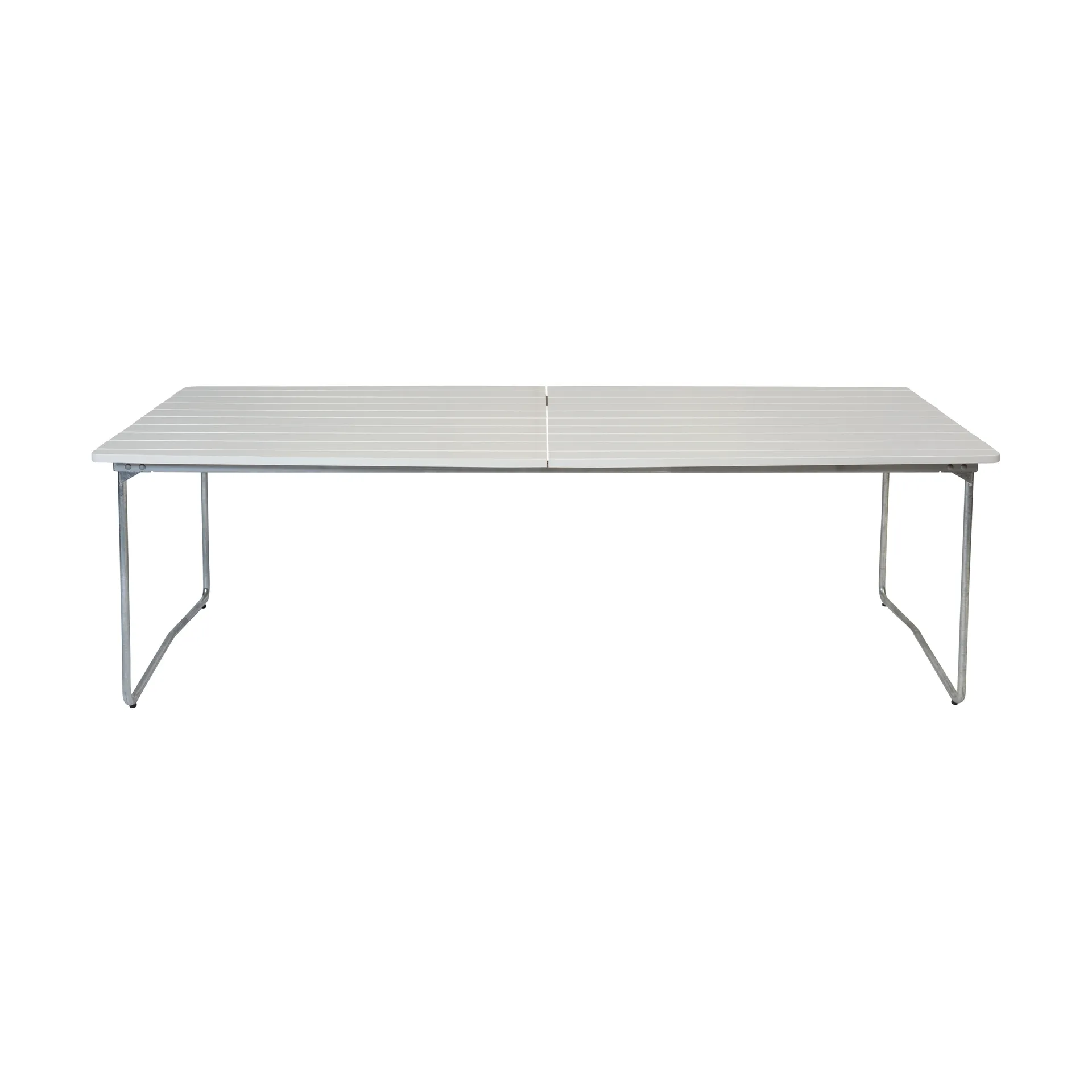 Mesa de jantar B31, Carvalho laqueado branco - pés galvanizados Grythyttan Stålmöbler