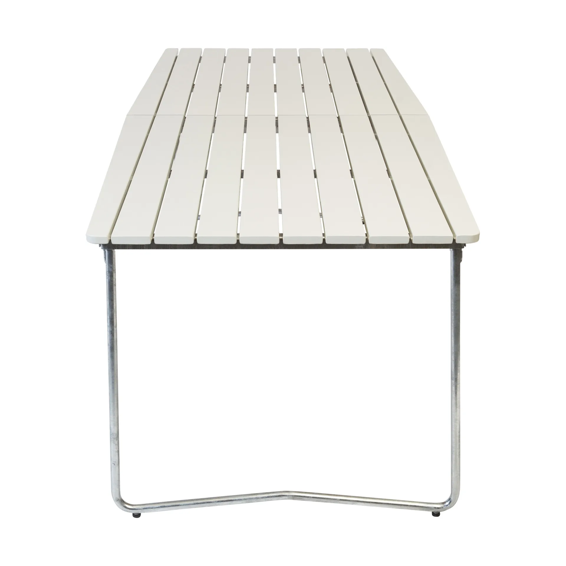 Mesa de jantar B31, Carvalho laqueado branco - pés galvanizados Grythyttan Stålmöbler