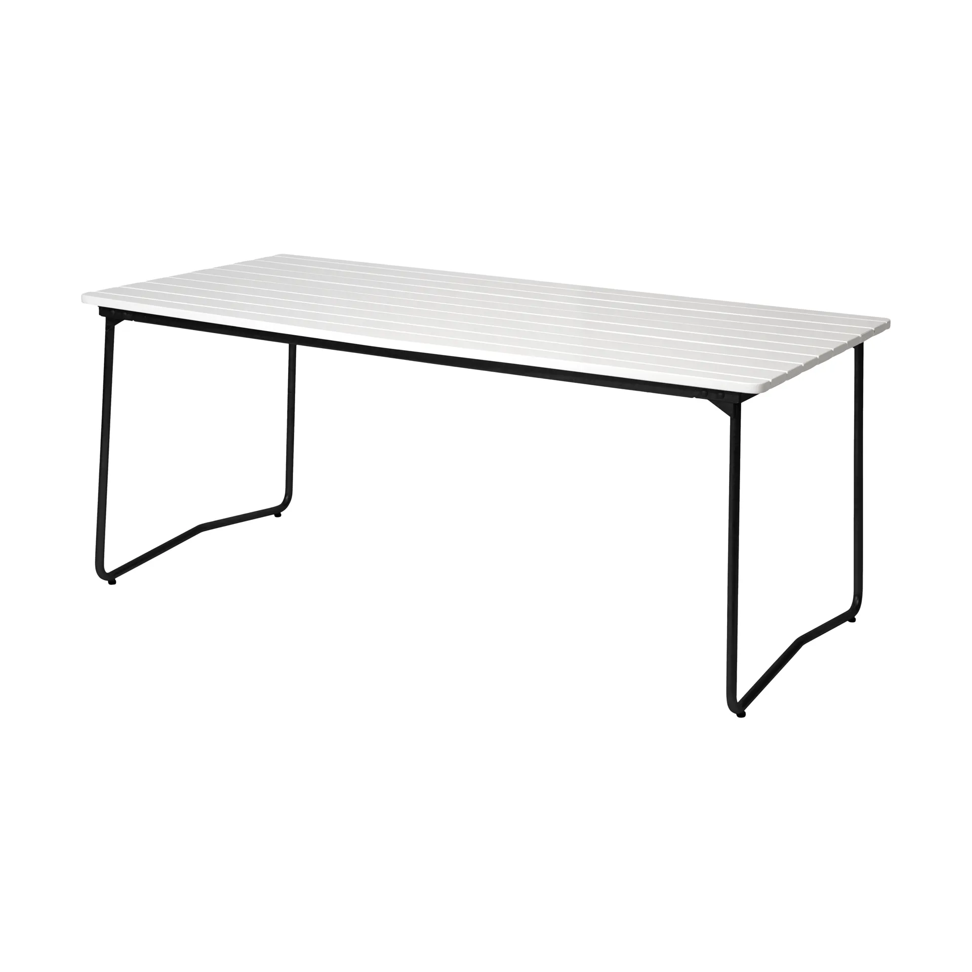 Mesa de jantar B31, Carvalho laqueado branco-preto Grythyttan Stålmöbler