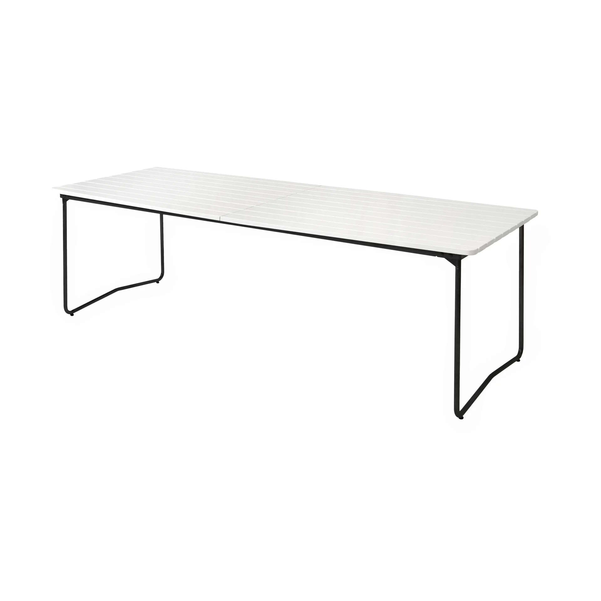 Mesa de jantar B31, Carvalho laqueado branco-preto Grythyttan Stålmöbler