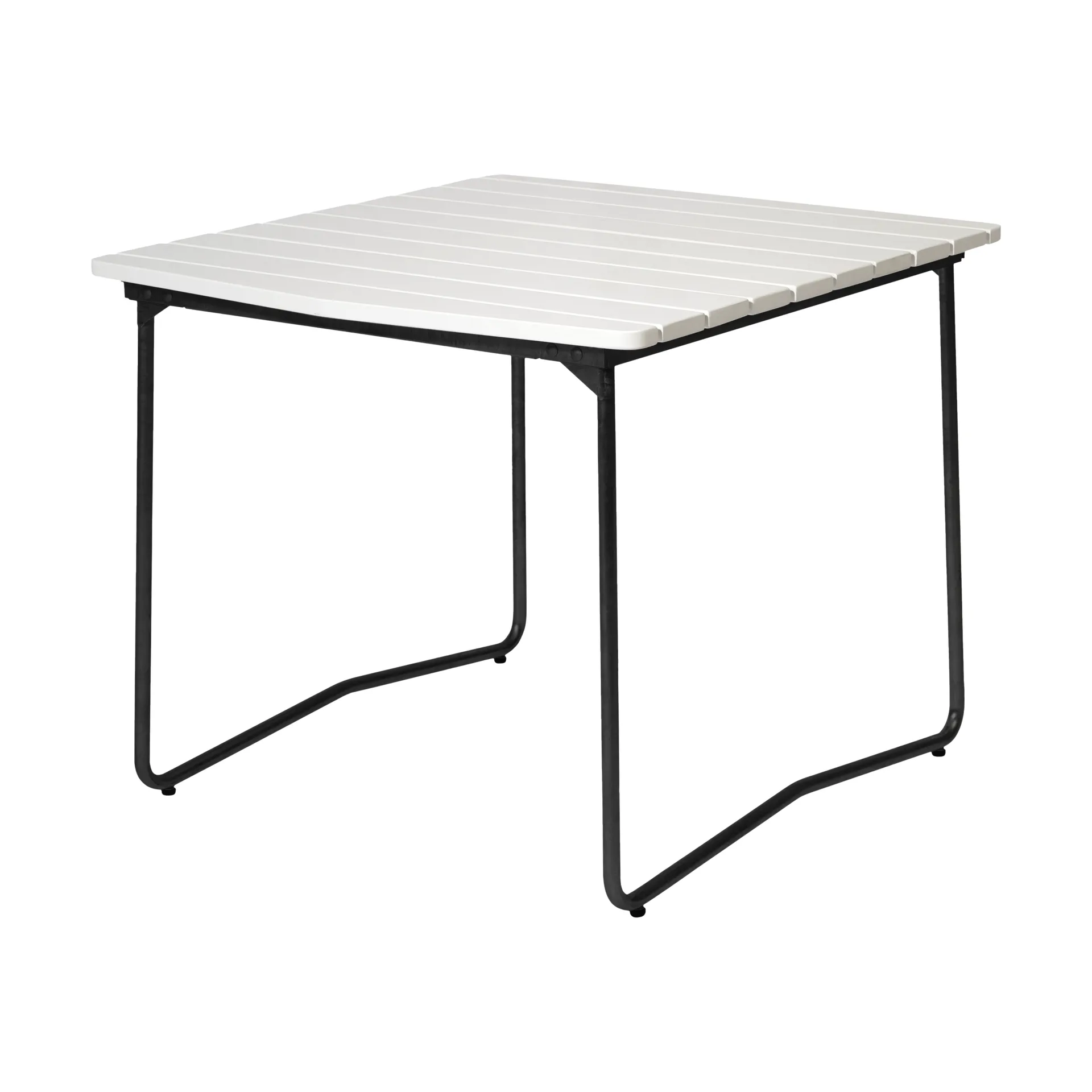 Mesa de jantar B31, Carvalho laqueado branco-preto Grythyttan Stålmöbler