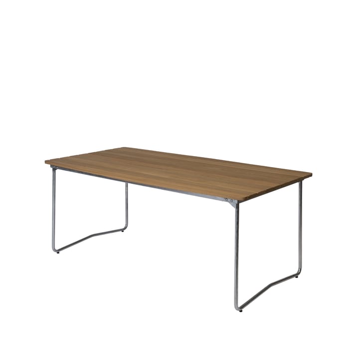Mesa de jantar B31 - Carvalho oleado-estrutura em aço galvanizado à quente - Grythyttan Stålmöbler
