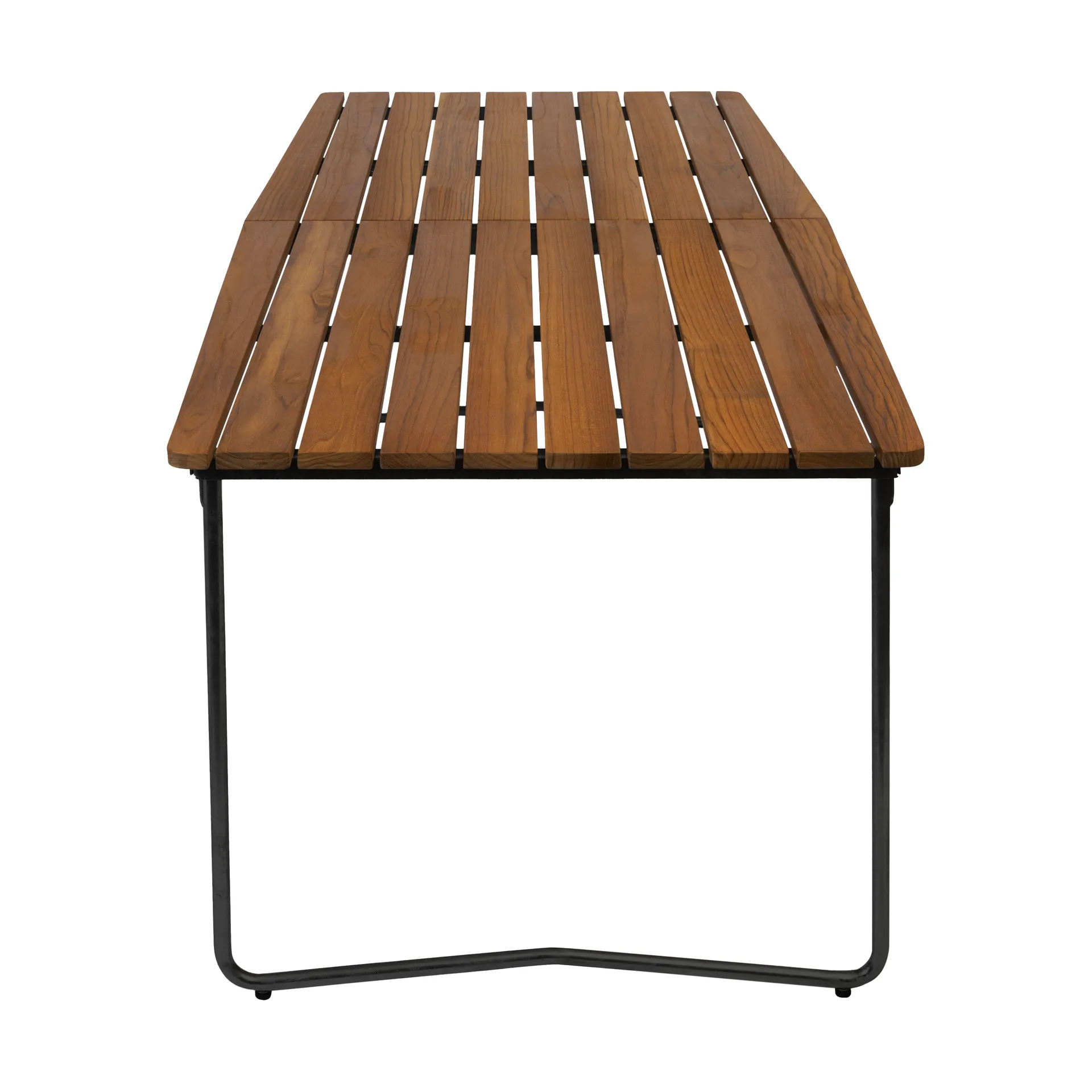 Mesa de jantar B31, Teca não tratada-preto Grythyttan Stålmöbler