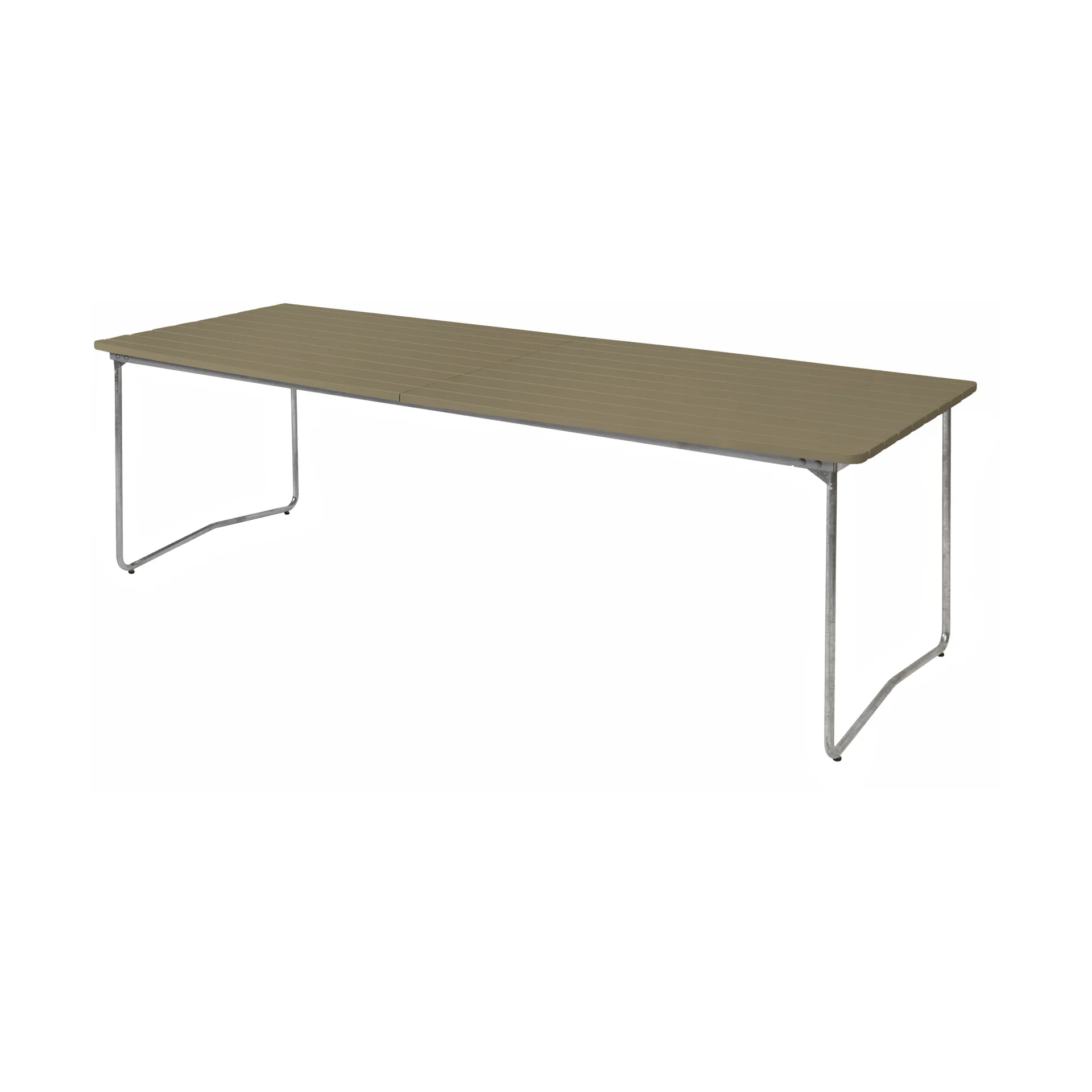 Mesa de jantar B31, Verde claro carvalho-aço galvanizado Grythyttan Stålmöbler