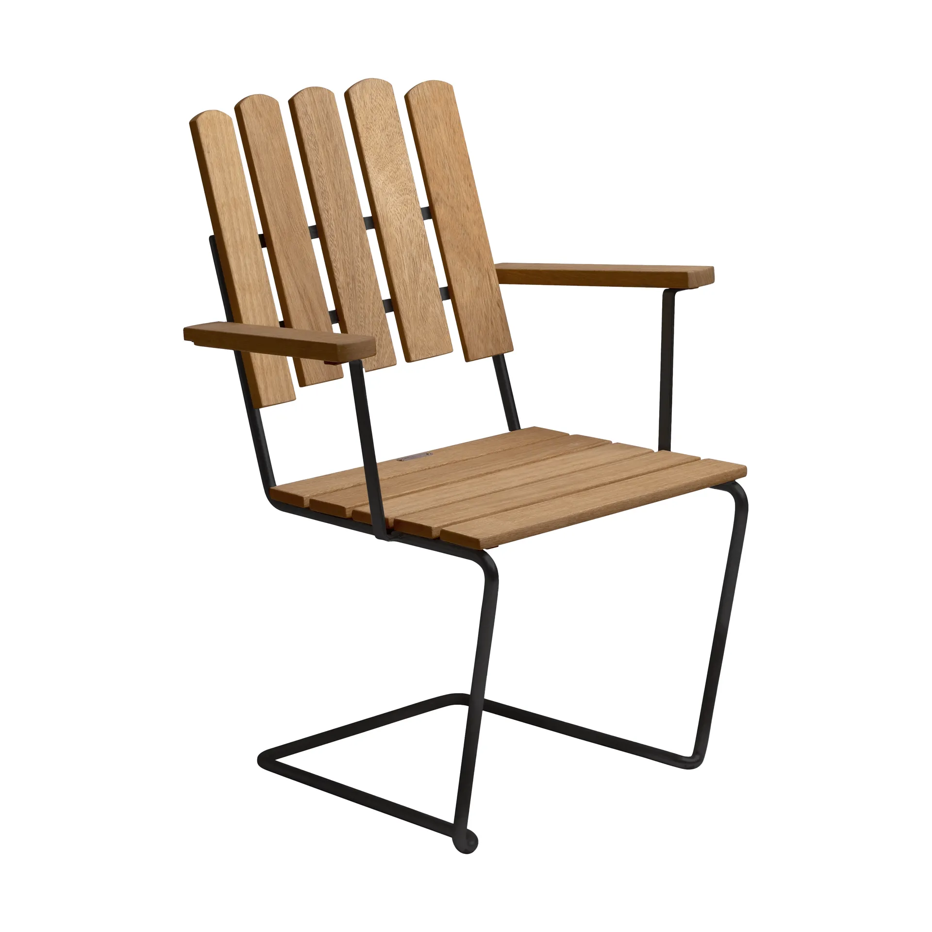 Poltrona A2, Carvalho oleado-preto Grythyttan Stålmöbler