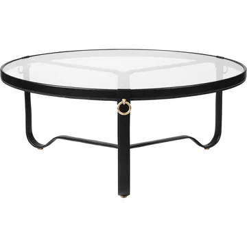 Adnet mesa de centro Ø100 cm - Preto - GUBI
