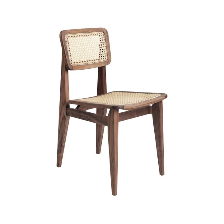 Cadeira C-Chair - Nogueira americana, rattan - GUBI