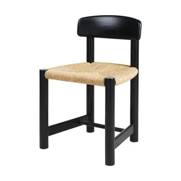 Cadeira Daumiller Side Chair - Natural Rush-brown/black pine - GUBI