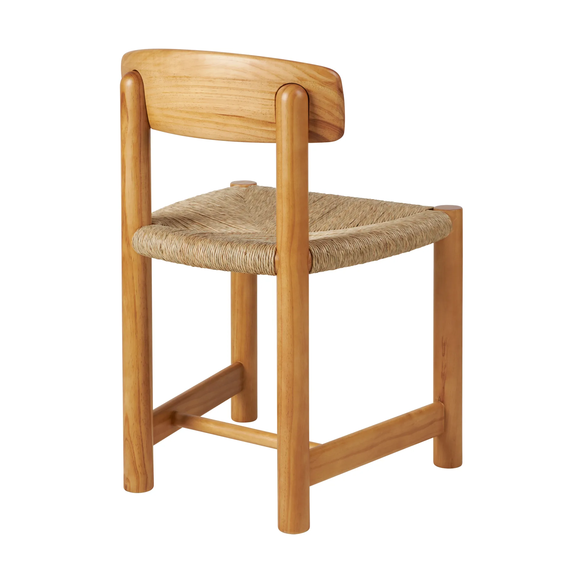 Cadeira Daumiller Side Chair, Natural Rush-golden pine GUBI