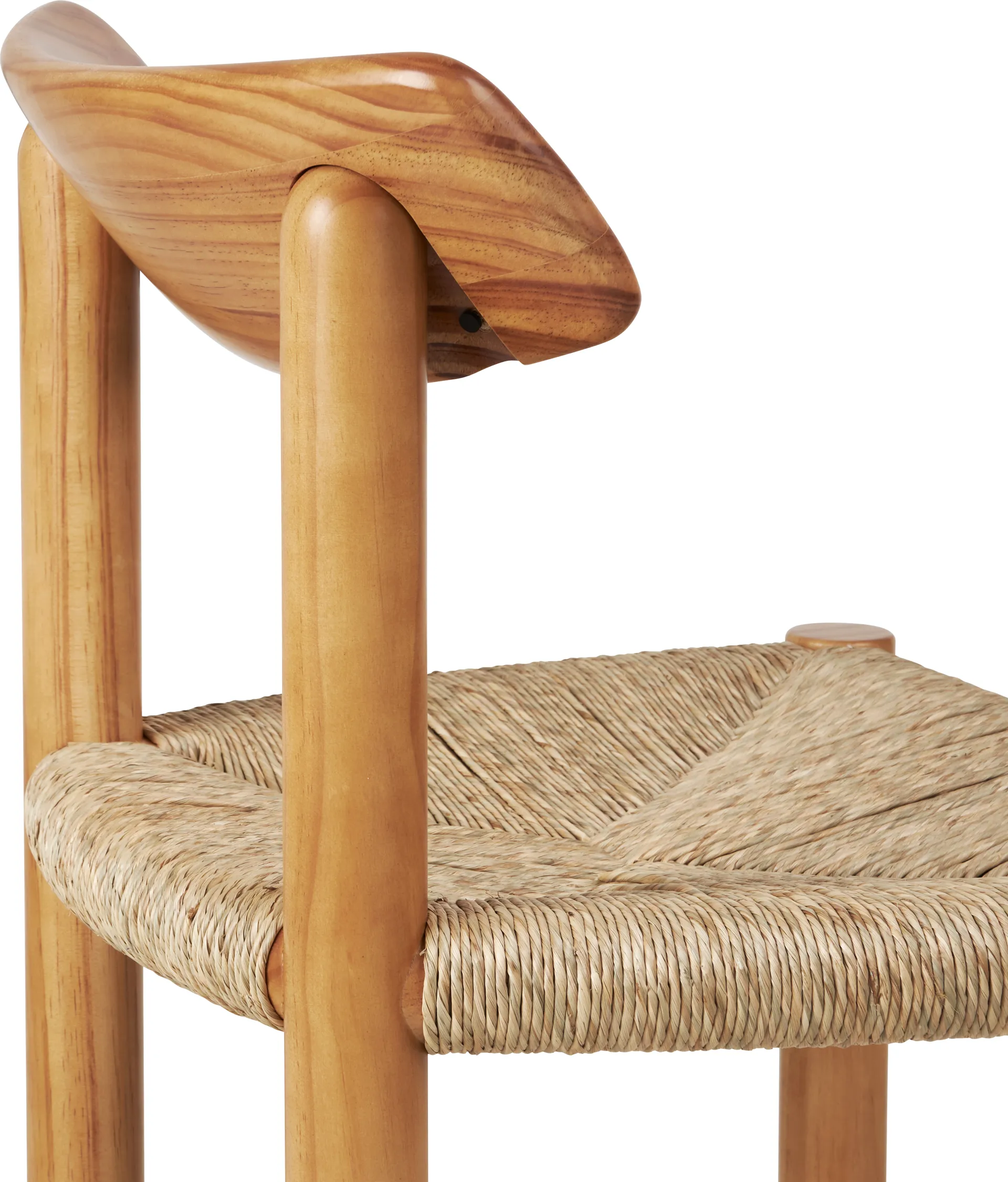 Cadeira Daumiller Side Chair, Natural Rush-golden pine GUBI