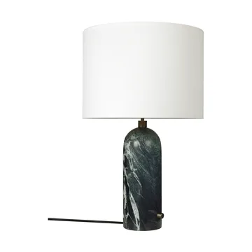 Candeeiro de mesa Gravity L - Emerald marble-white - GUBI